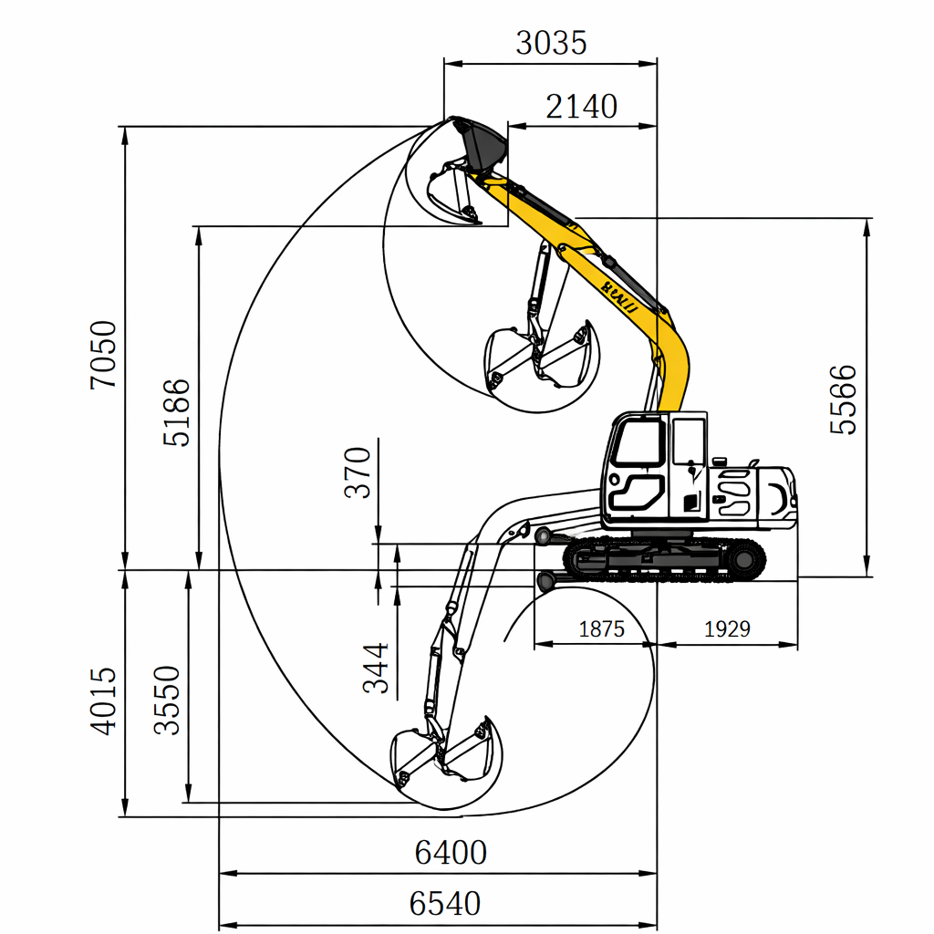 TITAN TUFF TE90 - 9 Ton Excavator - Image 3